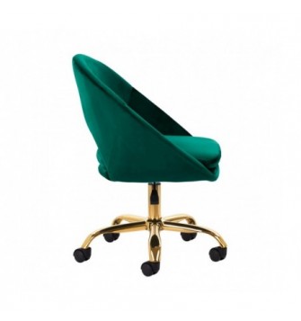 4Rico pasukama kėdė QS-MF18G aksominė žalia