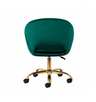 4Rico pasukama kėdė QS-MF18G aksominė žalia