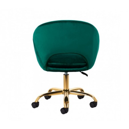 4Rico pasukama kėdė QS-MF18G aksominė žalia