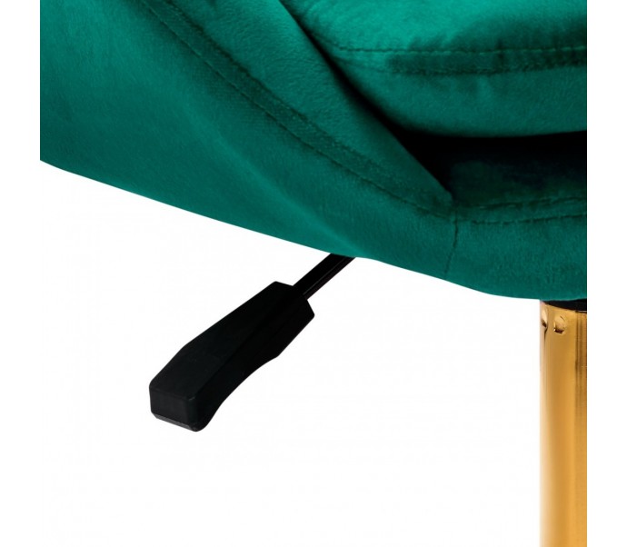 4Rico pasukama kėdė QS-MF18G aksominė žalia