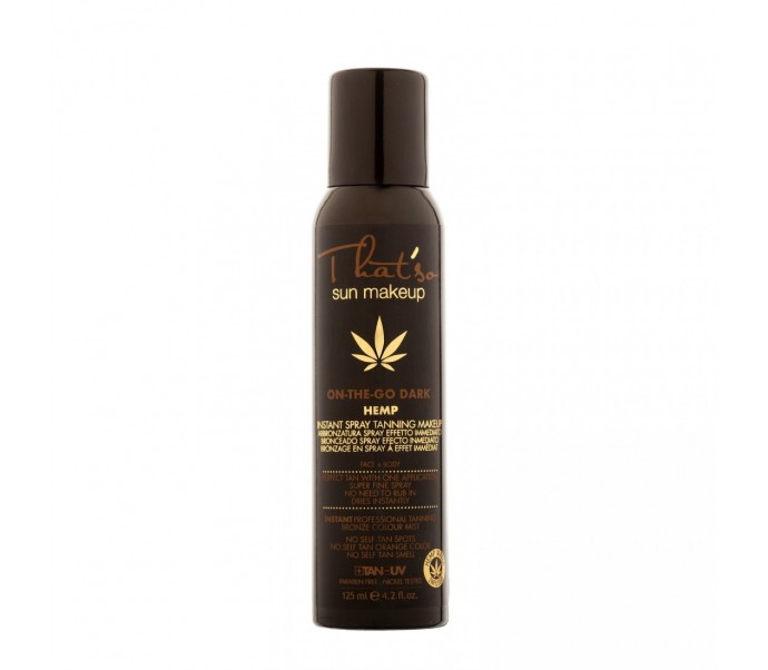 THAT`SO ON THE GO DARK HEMP savaiminio įdegio purškiklis su kanapėm