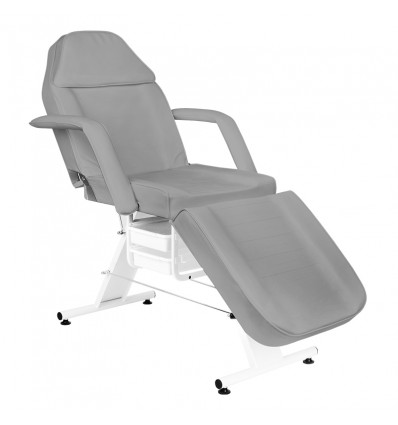 Kosmetologinė kėdė-lova pilkos spalvos A 202