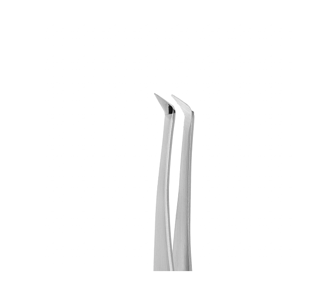 Lenktas blakstienų pincetas STALEKS PRO EXPERT 40 type 12