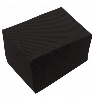 Vienkartinės neperšlampamos servetėlės juodos , 33x48