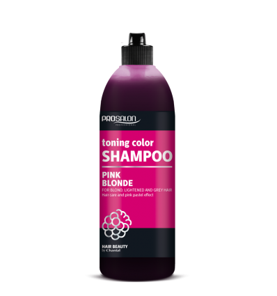 PROSALON šampūnas šviesintiems plaukams "PINK BLONDE", 500ml