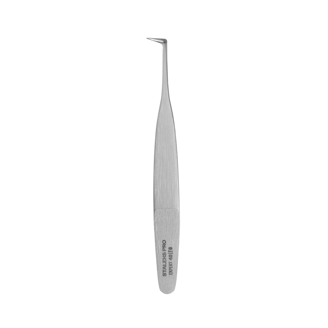Blakstienų pincetas volume priauginimui STALEKS PRO EXPERT 40 type 8
