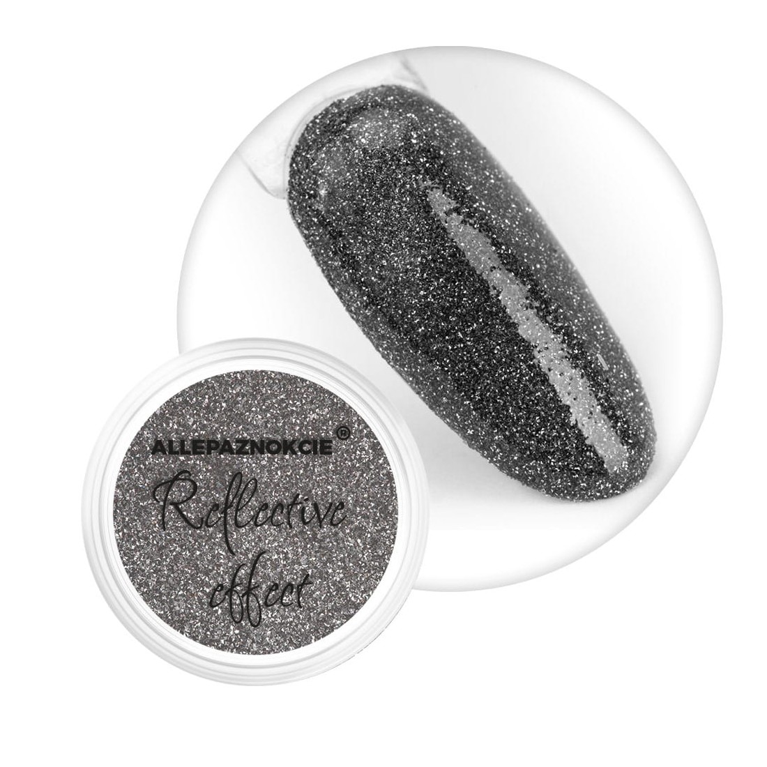 Manikiūro dulkės Reflective Effect Nr3