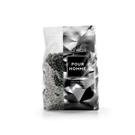 ItalWax depiliacinis vaškas vyrams SILVER POUR HOMME, 1kg