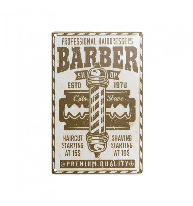 Stilinga lentelė barber salonui B022