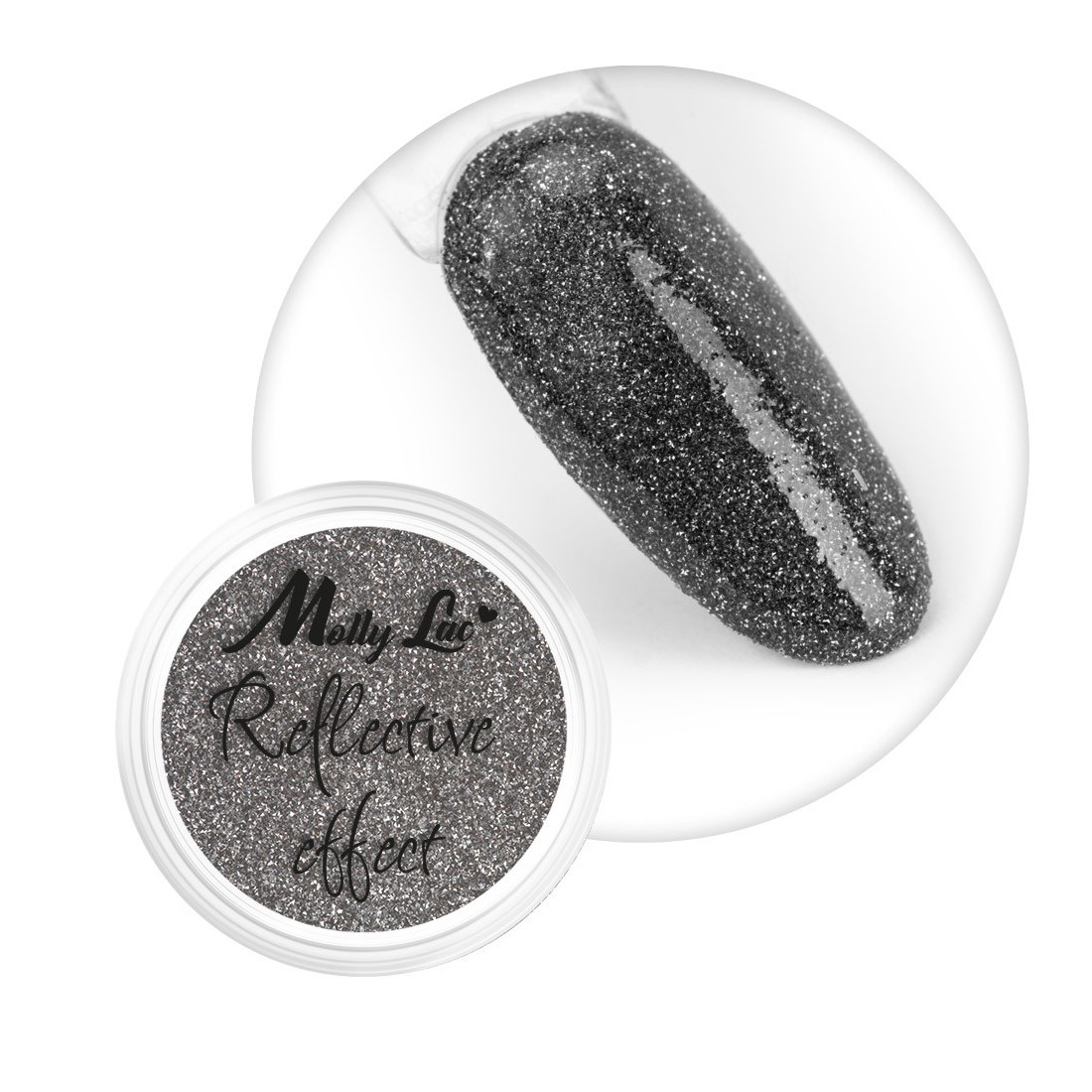 Manikiūro dulkės "Reflective effect" Nr3