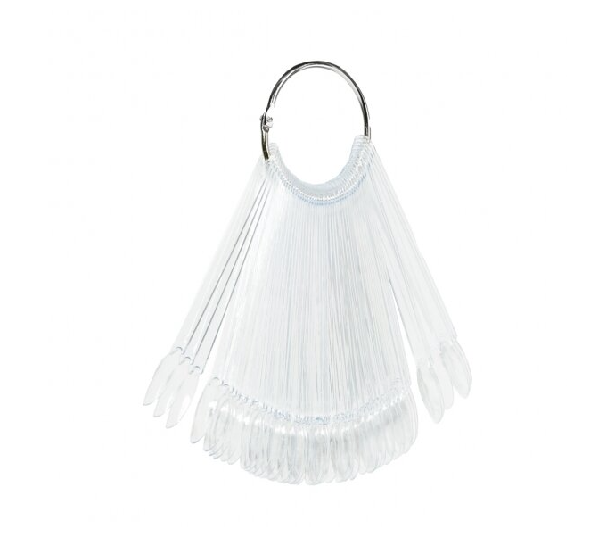 Ovali nagų paletė ant žiedo skaidri WZ2 50vnt