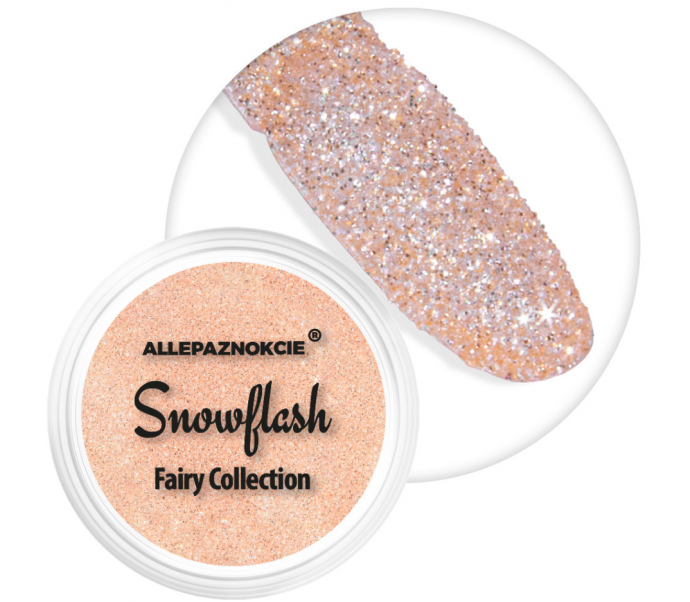 Nagų dizaino blizgučiai SNOWFLASH FAIRY COL nr 5