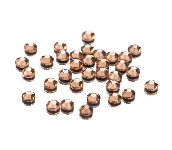 Cirkonio akutės "A LA SWAROVSKI" 50 vnt. SS10 LIGHT PEACH