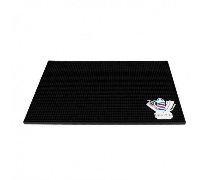 Vidutinio dydžio kilimėlis kirpėjo reikmenims