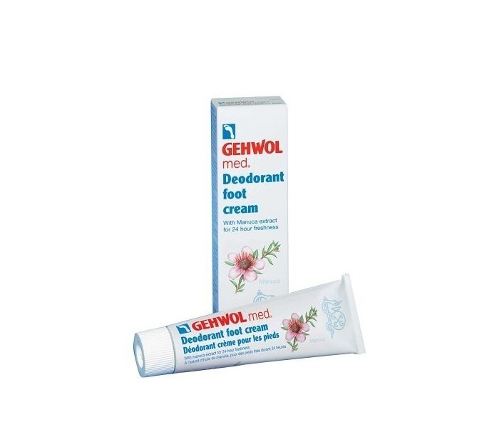 GEHWOL Med "Deodorant Foot Cream" dezodoruojamasis pėdų kremas, 75ml