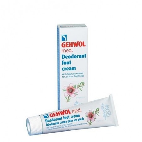GEHWOL Med "Deodorant Foot Cream" dezodoruojamasis pėdų kremas, 75ml