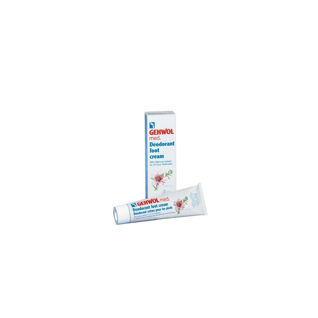 GEHWOL Med "Deodorant Foot Cream" dezodoruojamasis pėdų kremas, 75ml