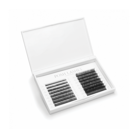 POSH LASHES Posh Lashes "Mink Premium"blakstienos Black, C, 0.07