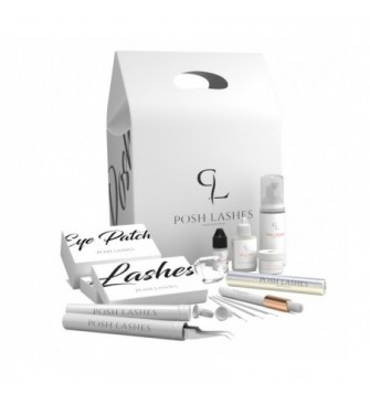 POSH LASHES blakstienų priauginimo rinkinys "Starter kit"