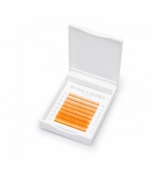 POSH LASHES oranžinės blakstienos "Mandarine"