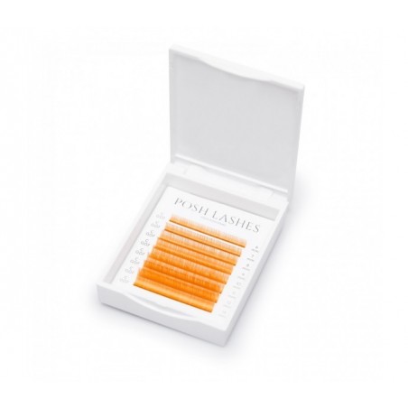 POSH LASHES oranžinės blakstienos "Mandarine"