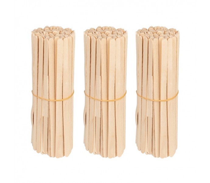 Depiliacijos mentelės mažos 140x6x1.4mm - 150 vnt.