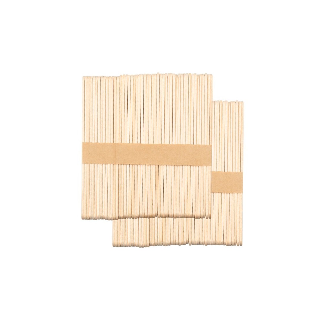Depiliacijos mentelės vidutinio dydžio 114x10x2mm - 100 vnt,