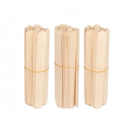 Depiliacijos mentelės didelės 150x18x1.8mm - 150 vnt.