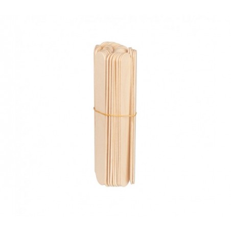 Depiliacinės mentelės didelės 150x18x1.8mm - 50 vnt.