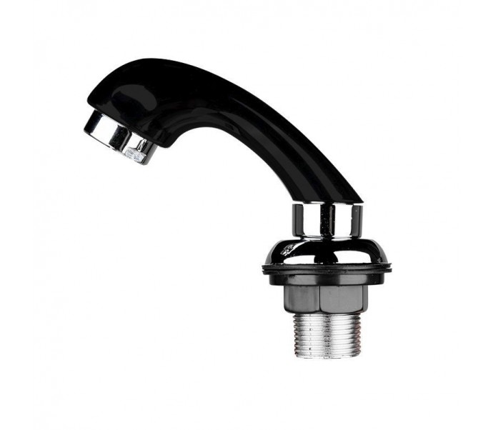 Juodos spalvos kirpyklinis maišytuvas-kranas