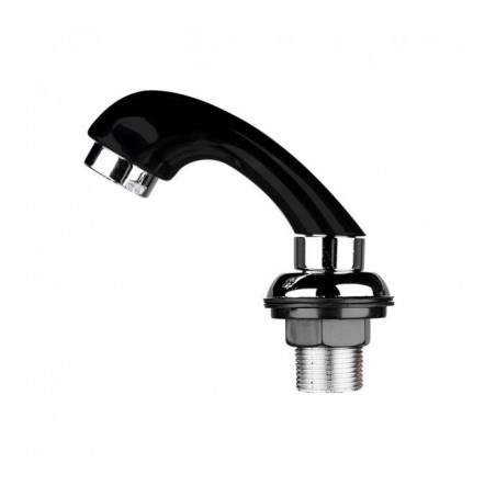 Juodos spalvos kirpyklinis maišytuvas-kranas