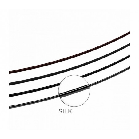 POSH LASHES "Silk" blakstienos Black, L+, 0.2