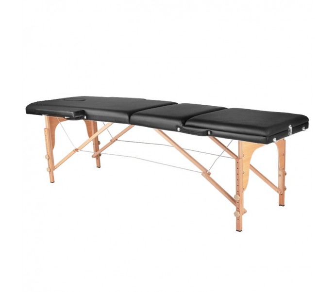 3 dalių sulankstomas masažo stalas "WOOD COMFORT"