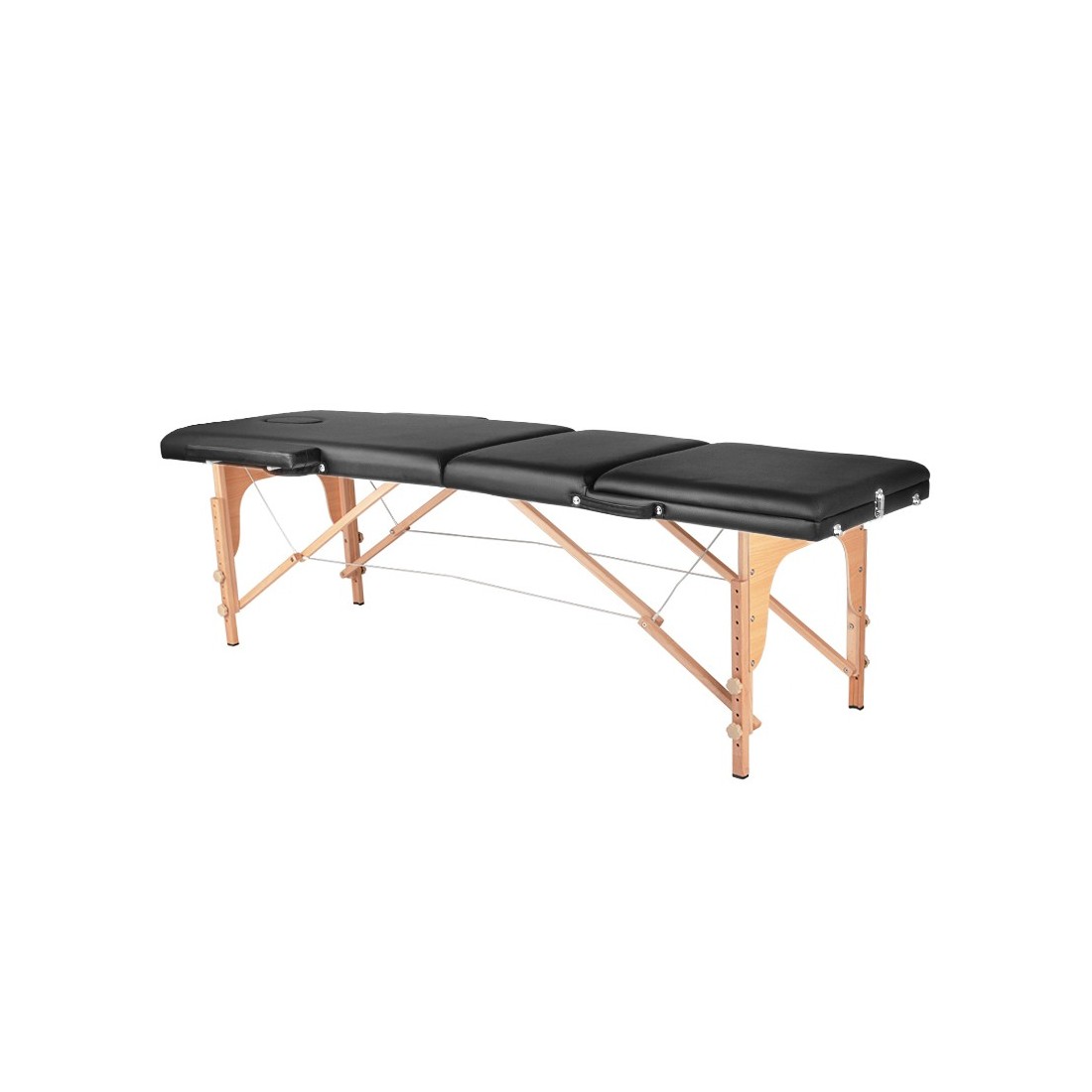 3 dalių sulankstomas masažo stalas "WOOD COMFORT"