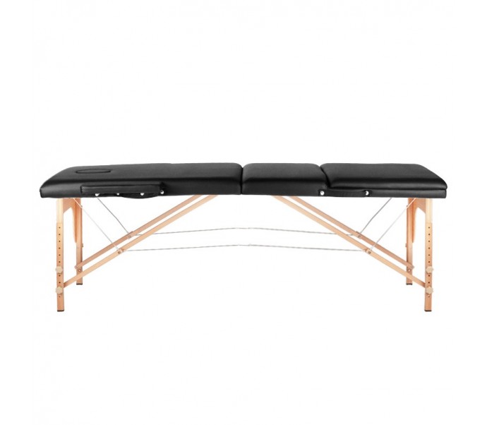 3 dalių sulankstomas masažo stalas "WOOD COMFORT"