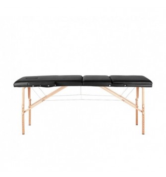 3 dalių sulankstomas masažo stalas "WOOD COMFORT"