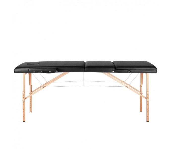 3 dalių sulankstomas masažo stalas "WOOD COMFORT"
