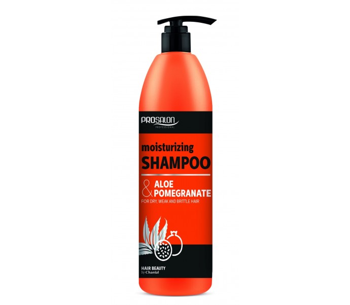 PROSALON drėkinantis šampūnas  sausiems ir pažeistiems plaukams "ALOE&POMEGRANATE", 1000g