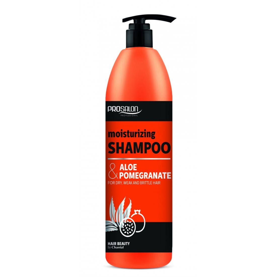 PROSALON drėkinantis šampūnas  sausiems ir pažeistiems plaukams "ALOE&POMEGRANATE", 1000g