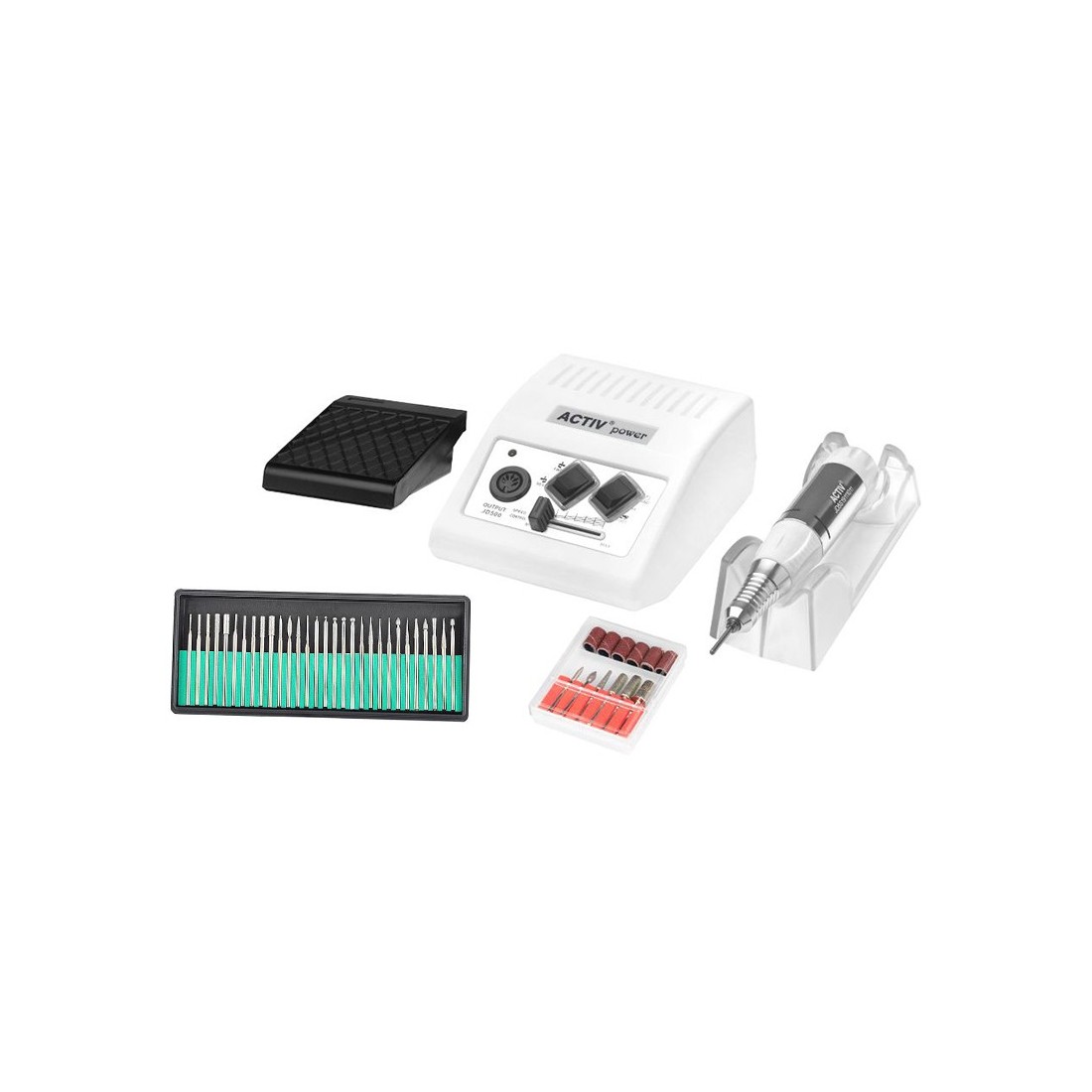 FREZARKA ACTIV POWER JD500 WHITE + ZESTAW FREZÓW DBD-F GRATIS