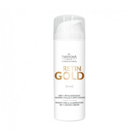 Glotininatis ir skaistinantis kremas su retinoliu "FARMONA RETIN GOLD", 150ml