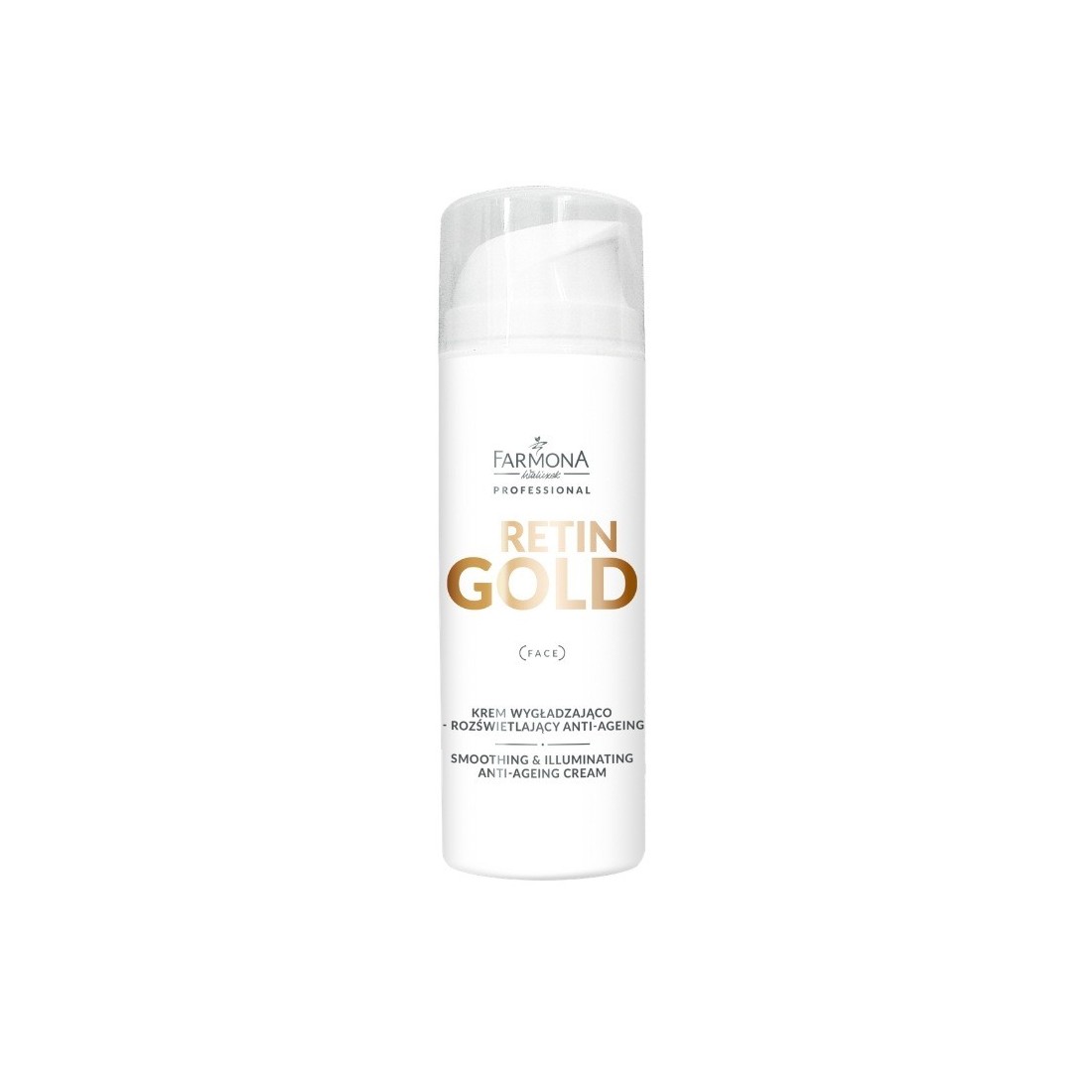 Glotininatis ir skaistinantis kremas su retinoliu "FARMONA RETIN GOLD", 150ml