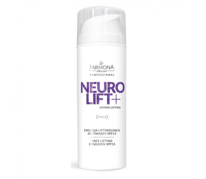 Liftingo efektą suteikianti emulsija su SPF15 "FARMONA NEURO LIFT+", 150ml