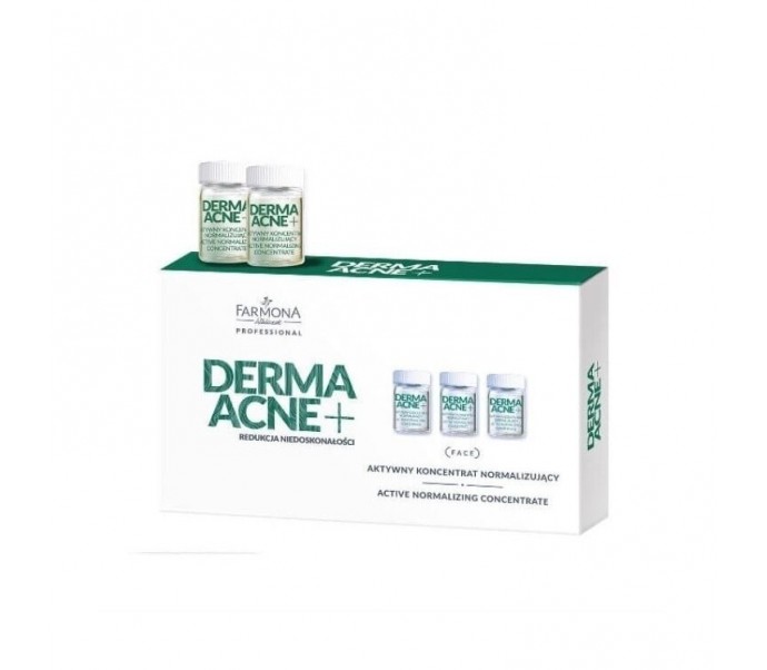 Normalizuojantis odą koncentratas "FARMONA DERMAACNE+" 10x5ml