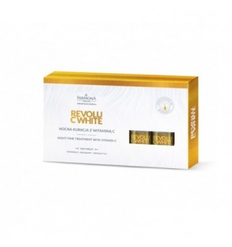 Naktinis gydymas vitamino C ampulėmis "FARMONA REVOLU C WHITE", 5x5ml