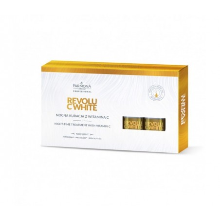 Naktinis gydymas vitamino C ampulėmis "FARMONA REVOLU C WHITE", 5x5ml