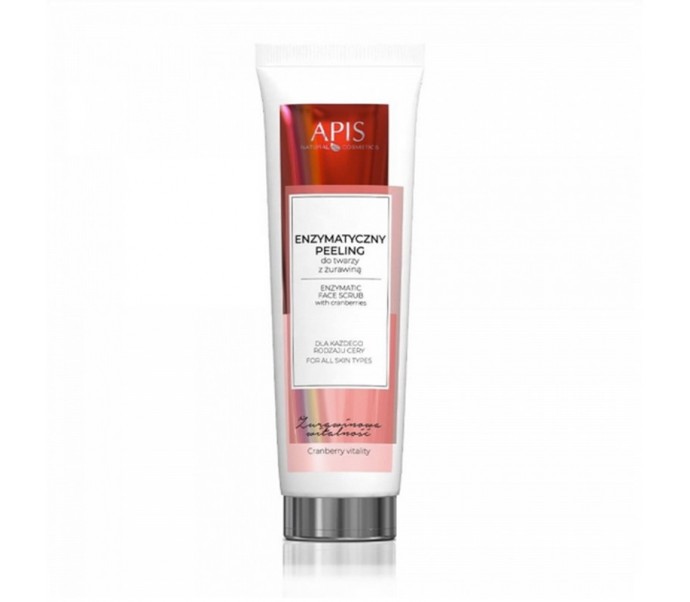 Enziminis veido pilingas su spanguolėmis "APIS CRANBERRY VITALITY" 100ml