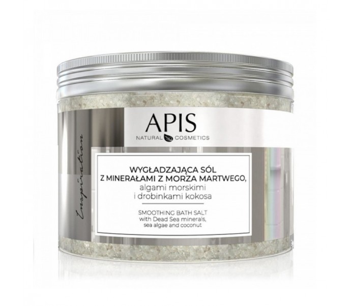 Minkštinanti vonios druska su negyvosios jūros mineralais "APIS INSPIRATION" 650g