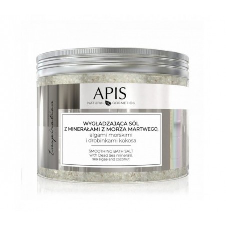 Minkštinanti vonios druska su negyvosios jūros mineralais "APIS INSPIRATION" 650g