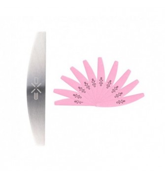 EXO PILNIK PÓŁKSIĘŻYC METALOWY RDZEŃ + POLERKI 240 10SZT